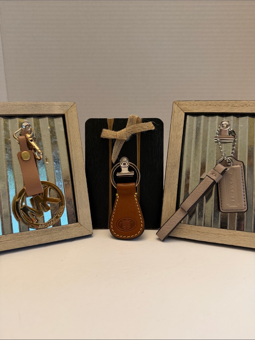 Designer Keychain Trio Michael Kors, Dooney and Coach
